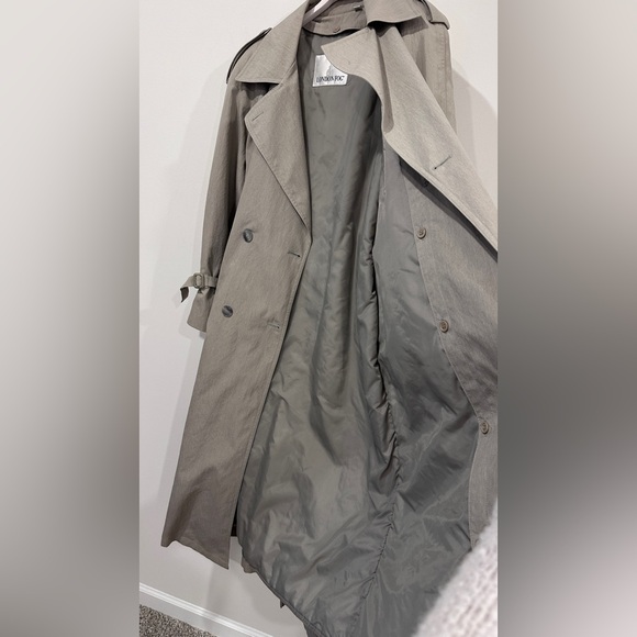 Vintage London Fog Trench Coat Jacket Size 12 Regular - Picture 10 of 12